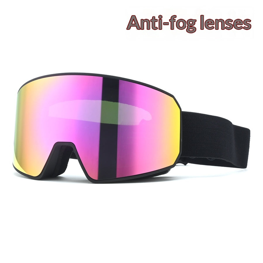 Gants de ski Double couche Gants anti-fog alpinisme