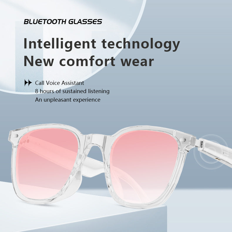 Lunettes de soleil intelligentes Lunettes Bluetooth intelligentes AI Smart Wearable à bas prix Étape dans le monde