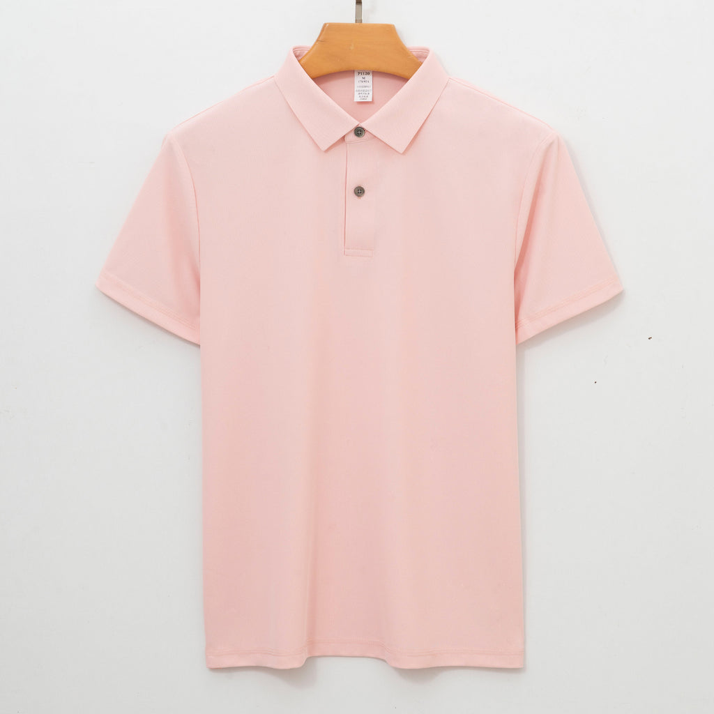 Moisture-Wicking Summer Lapel Polo Shirt