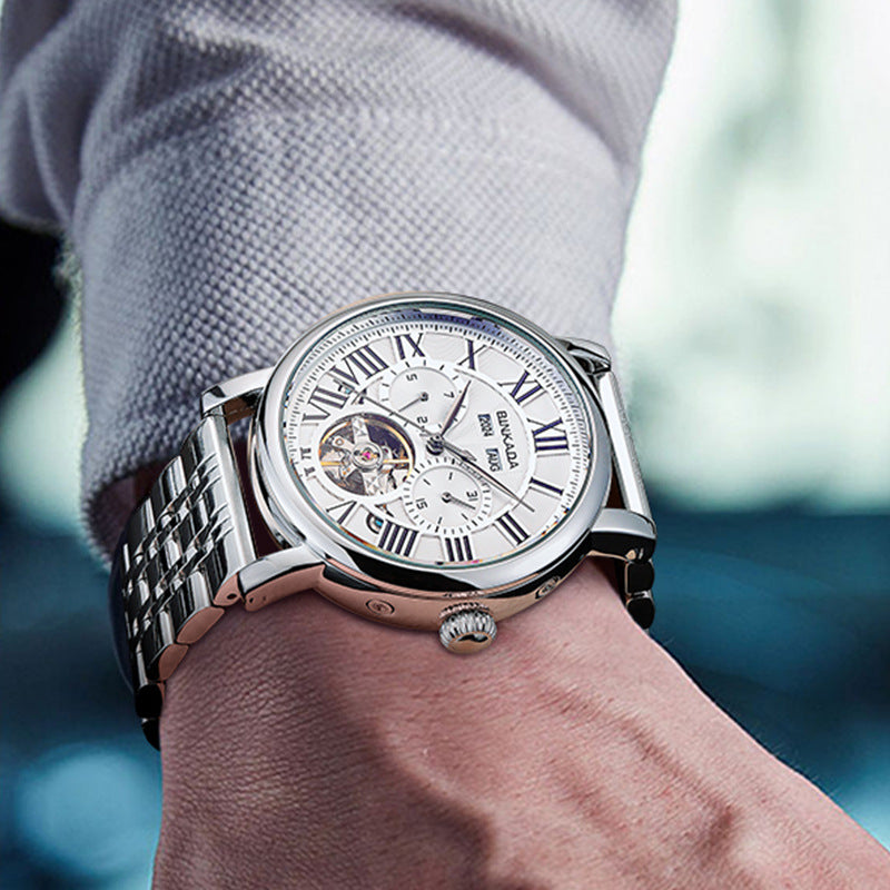 Men's Automatic Multifunction Mechanical Waterproof Watch