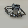 Clip de cheveux métallisé de luxe Hollow Shell