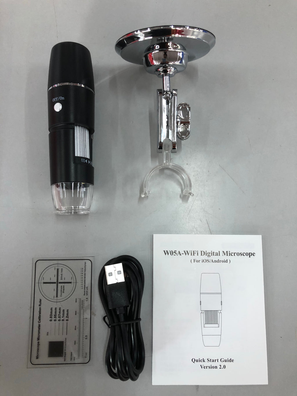 Microscope grossissant caméra téléphone