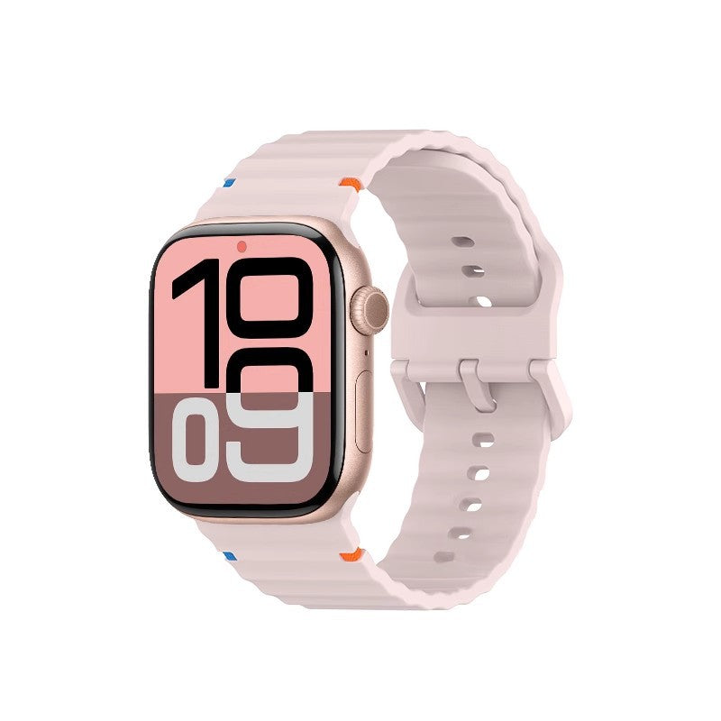 Wave Pattern Sports Silicone Strap Advanced