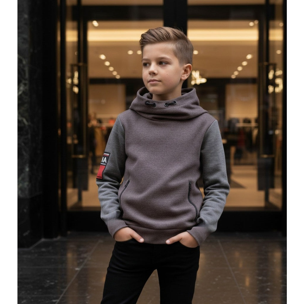 Garçons Printemps Hoodie Casual Sweatshirt Pullover Enfants Streetwear Jumper Age 3-14Ys