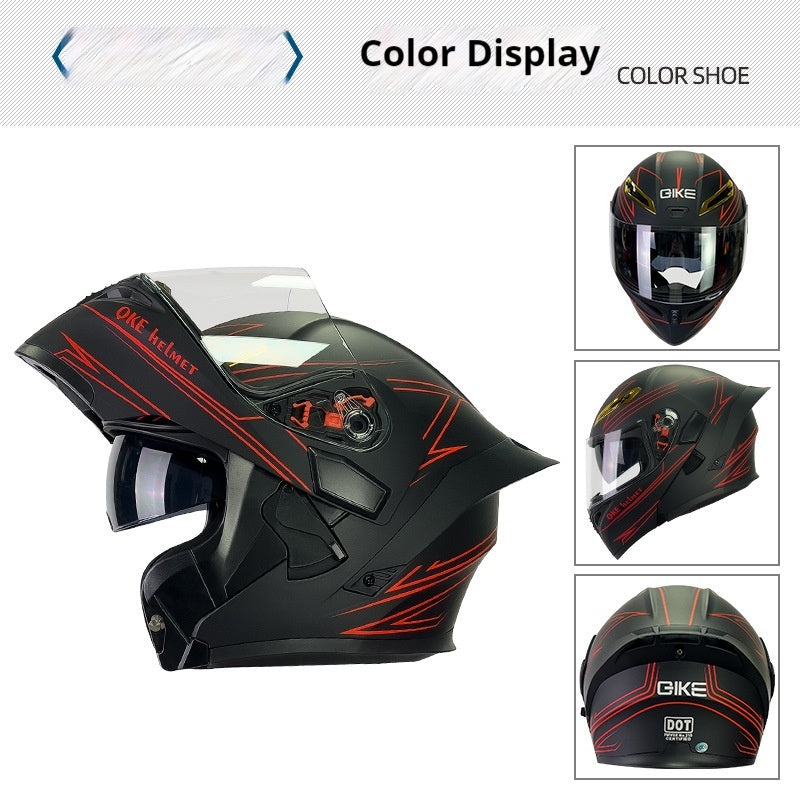 Personnalisé Big Tail Knight Sécurité Quatre saisons Casque universel