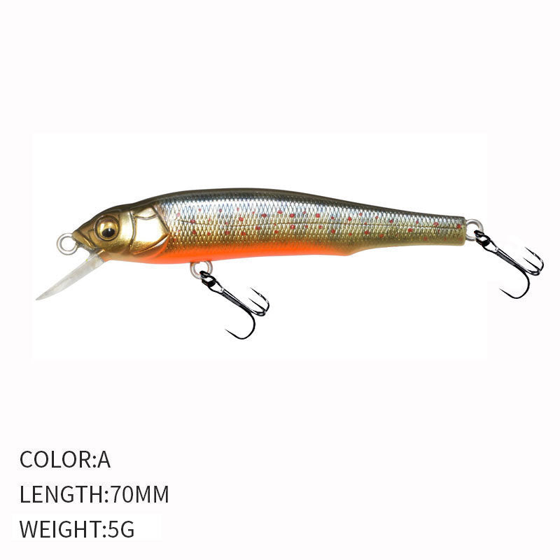 Submergé Mino Dummy Bait Horse Mouth Up