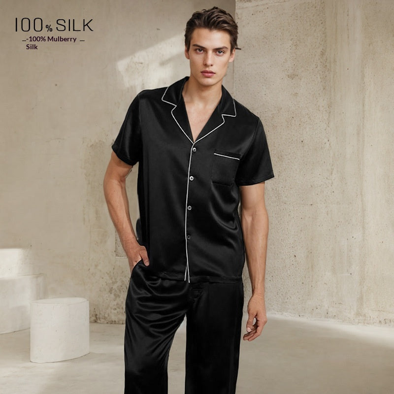 Mumi Pajamas en soie lourde pour les hommes