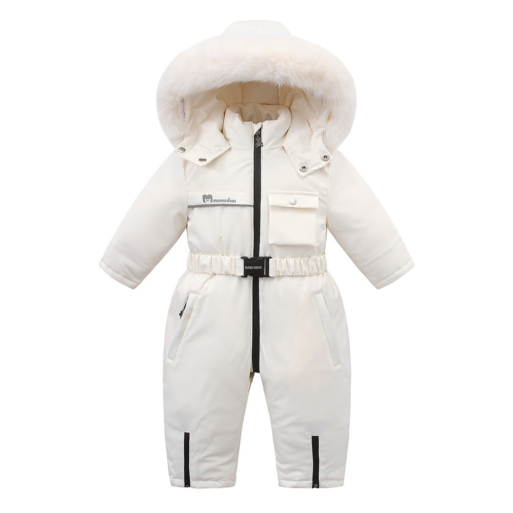 Ski bag for children in autumn and winter
