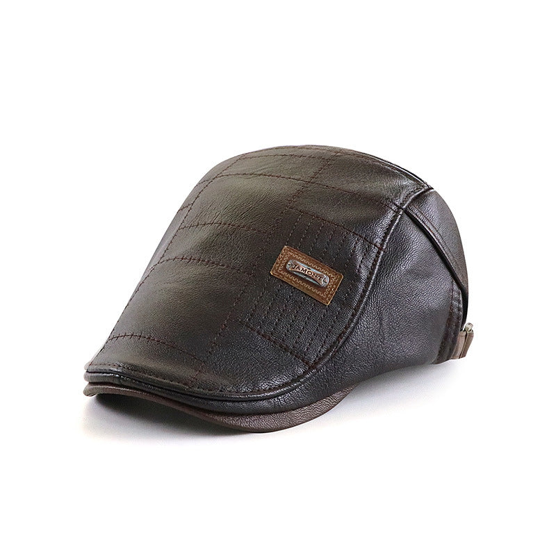 Chaud de cap en cuir avec cap en cuir PU fashionable