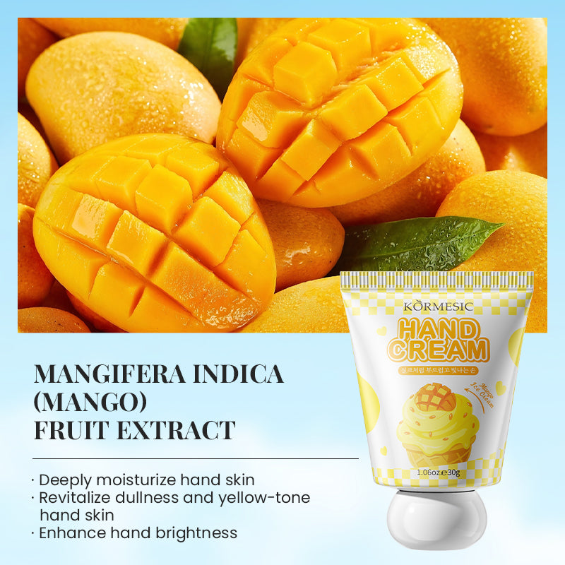Crème glacée de mangue KORMESIC Crème glacée à la main - Crème glacée de fruits KRGB -30g
