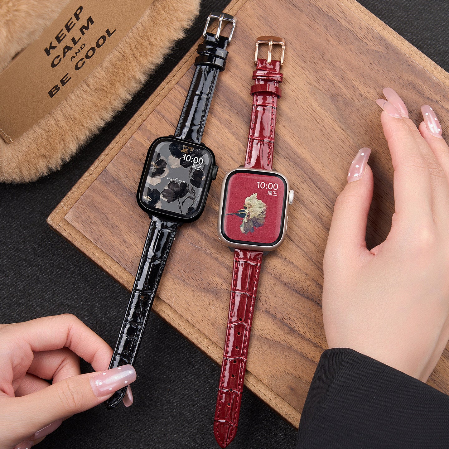 Bracelet de montre modèle perle en bambou-noeud