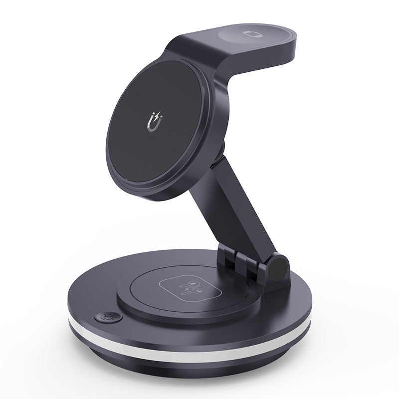 Support de charge sans fil magnétique pliant