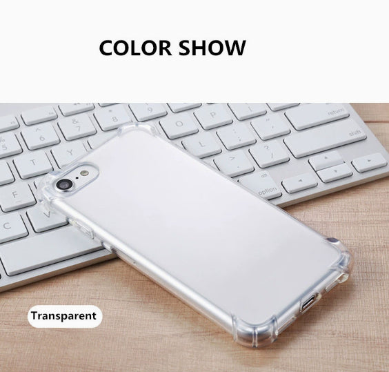 Coque de téléphone Airbag Drop-Proof transparent Silicone housse de protection douce