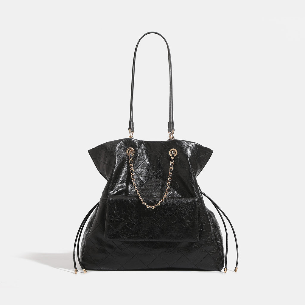 Sac à dos en cuir craqué à l'huile pour femmes