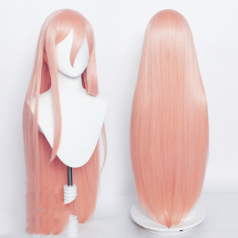 Cos Perruque spéciale couleur mixte lisse et facile à entretenir