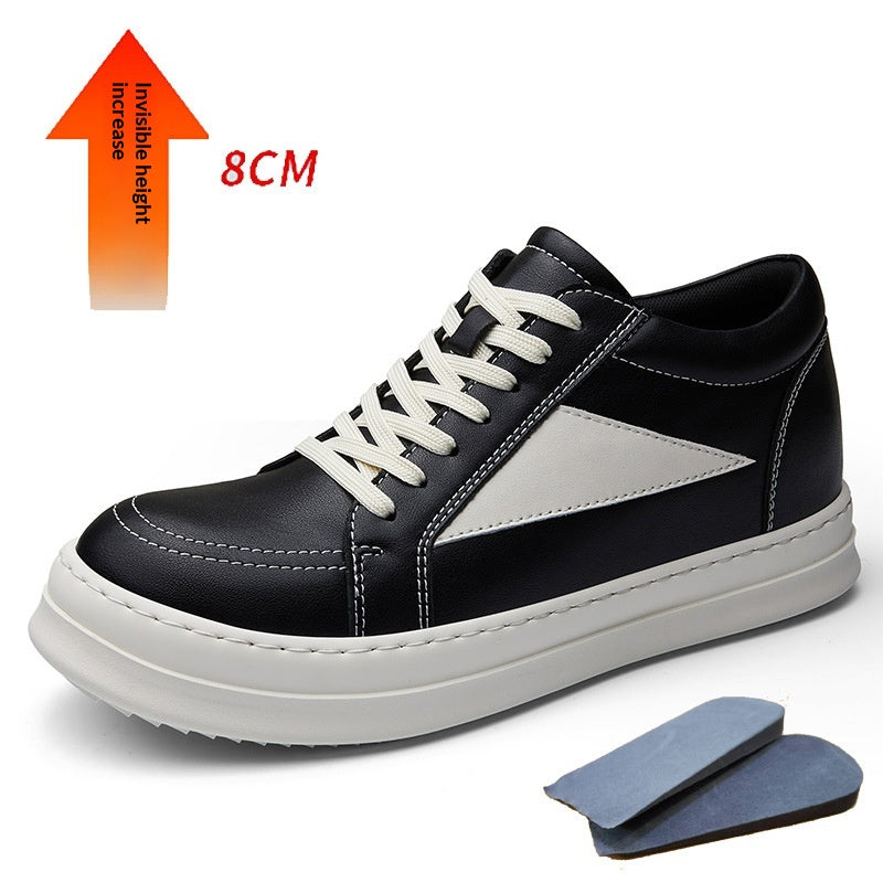 Hommes Chaussures Épaisseur Semelle Rond Toe Vintage Patchwork