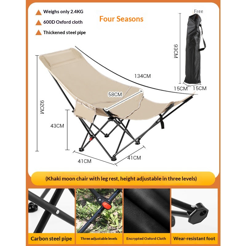 Chaise pliante de camping à maille ultra-légère portable