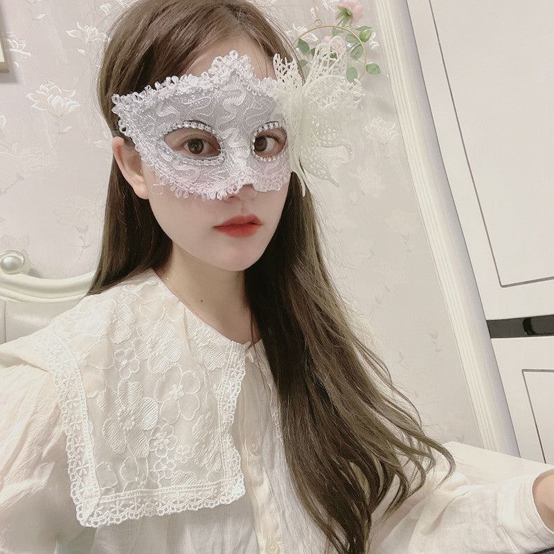 Motif Dragon en cuir gribouillis bordure environ plus papillon Princesse Masque Makeu