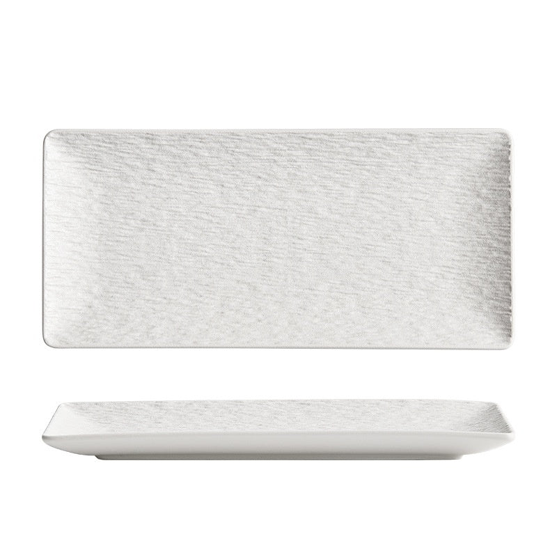 Plaque de Sushi de luxe rectangulaire de haute qualité en céramique