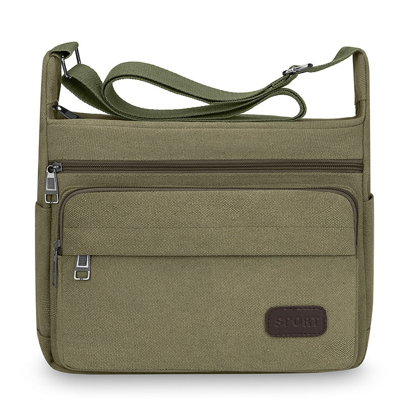 Multifonctionnel Loisirs Grand dispositif de rangement Toile Crossbody sac de voyage
