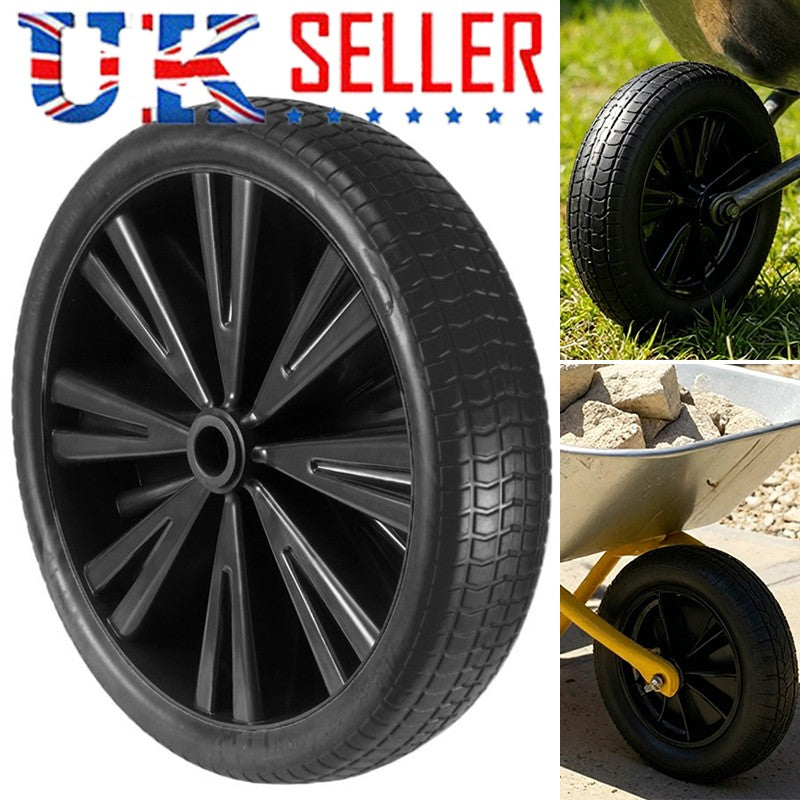 Universal 14 pouces Black Wheel Wheel Heavy Duty Puncture Proof Roue