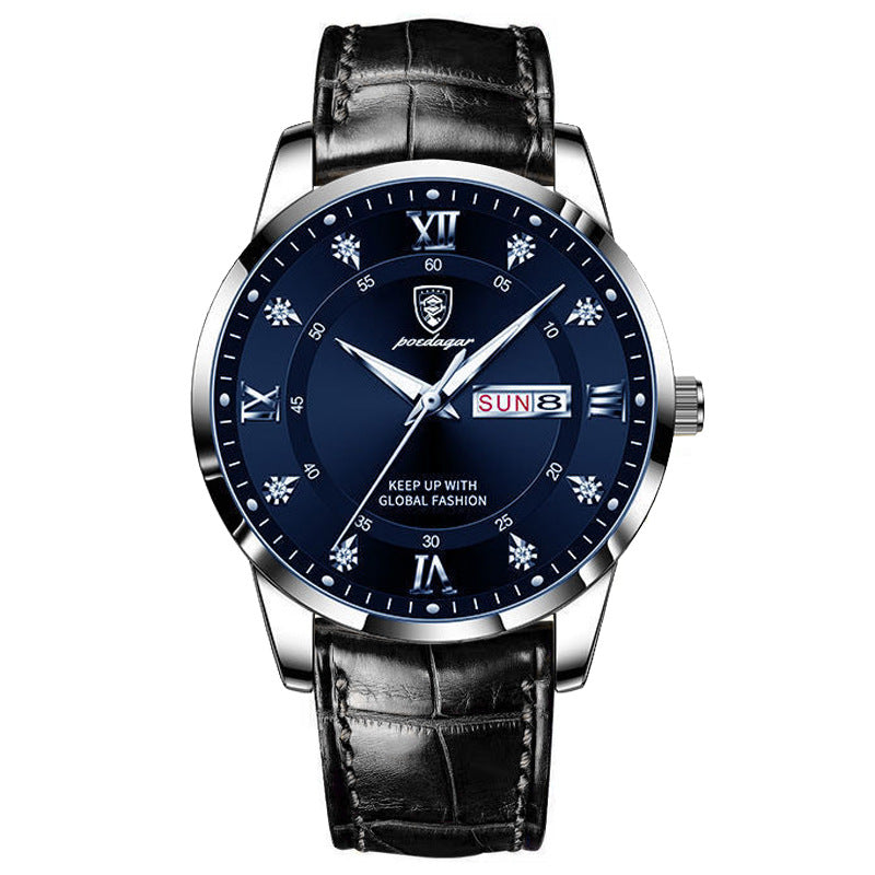 Montre Quartz ultra-mince pour hommes