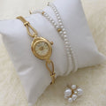 Simple Rétro Littéraire Petite montre pour femmes