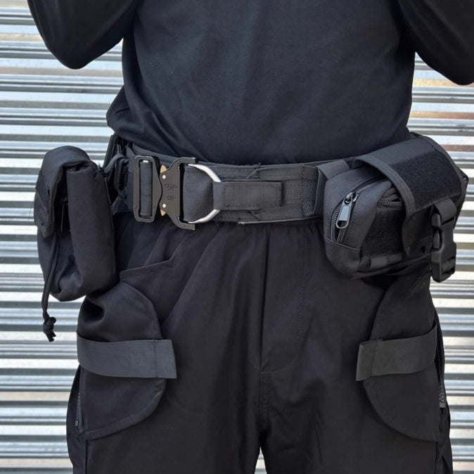 Haut de la rue Fonction Détachable Multifonctionnel Ceinture Tactique Taille sac costume