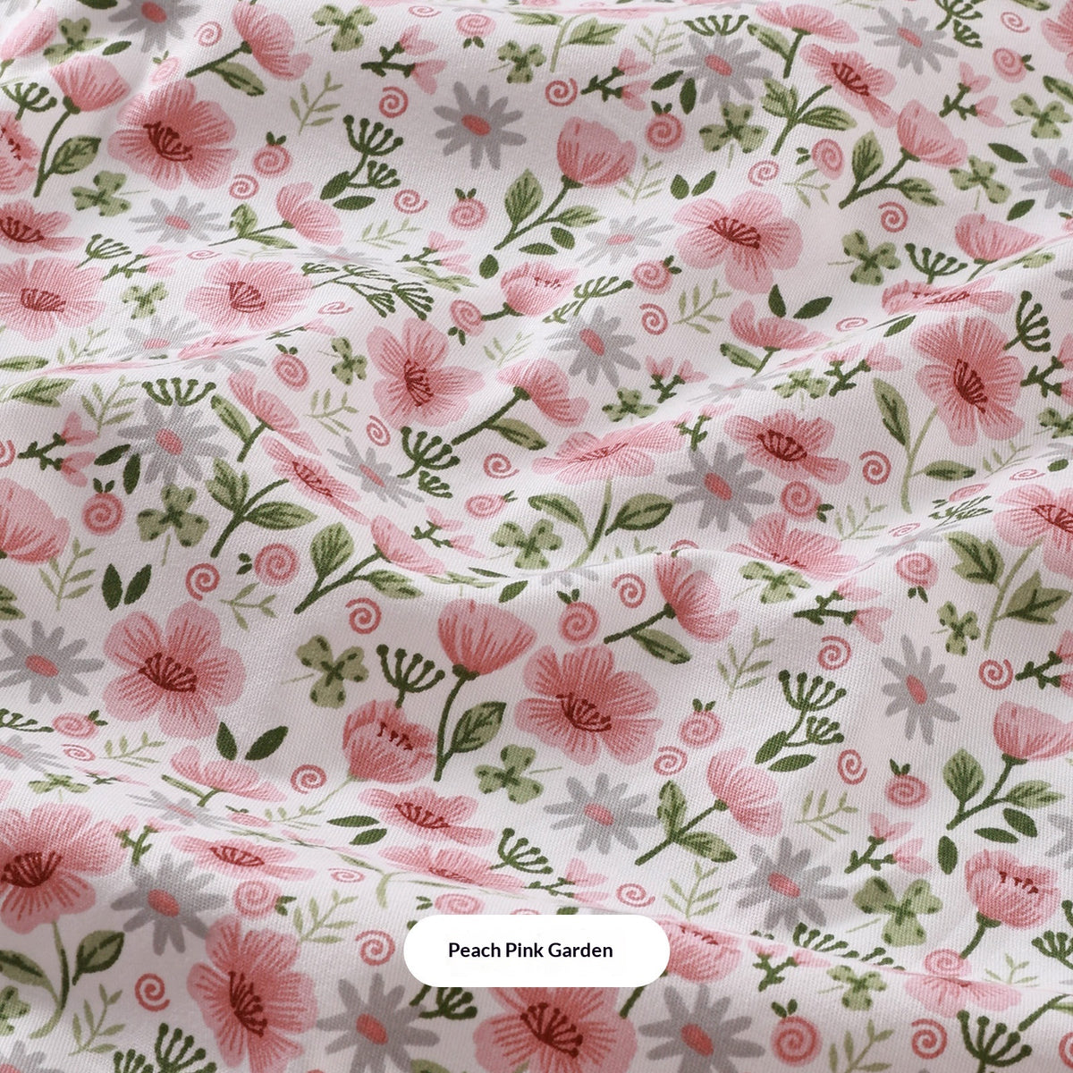 Tissu de coton fait main de style pastoral