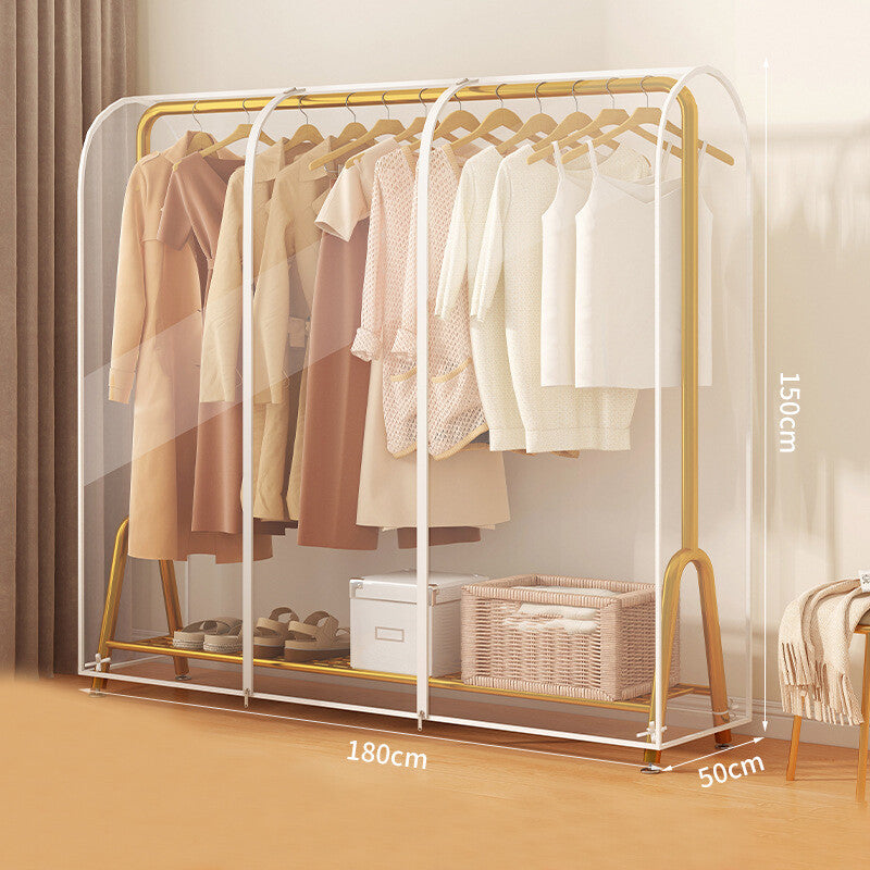 Transparent vêtements Garment Rail rack solide zippé couvercle clair de protection Zip.. Vêtements R