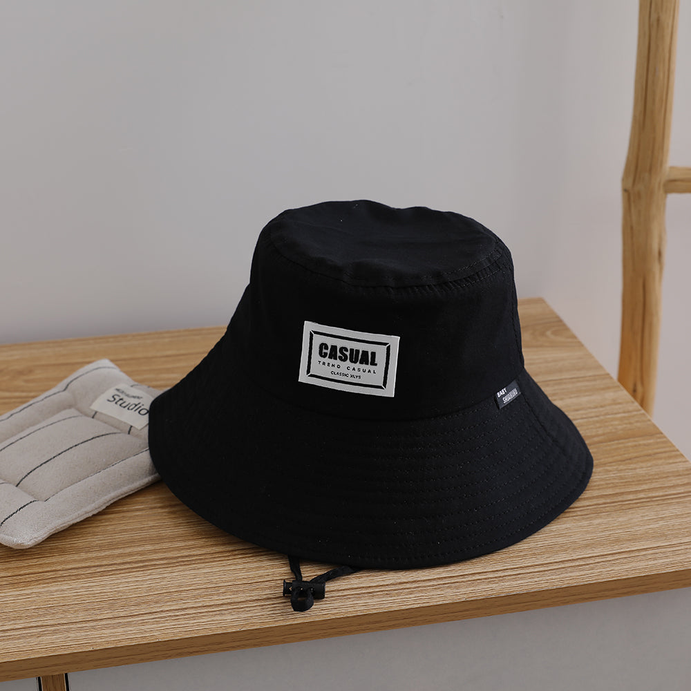 Chapeau de bateau à vent pour bébés en tissu à corde pour enfants - S