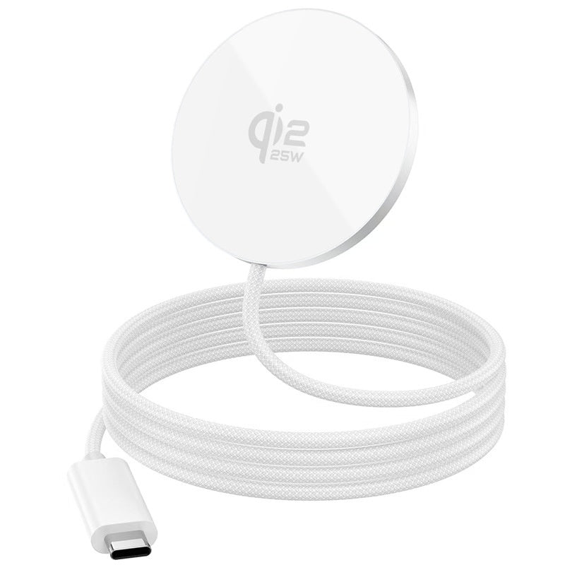 Qi22 25W Chargeur sans fil magnétique Super-Fast Chargeur pour iPhone Ultra-Thin Aluminium Tout