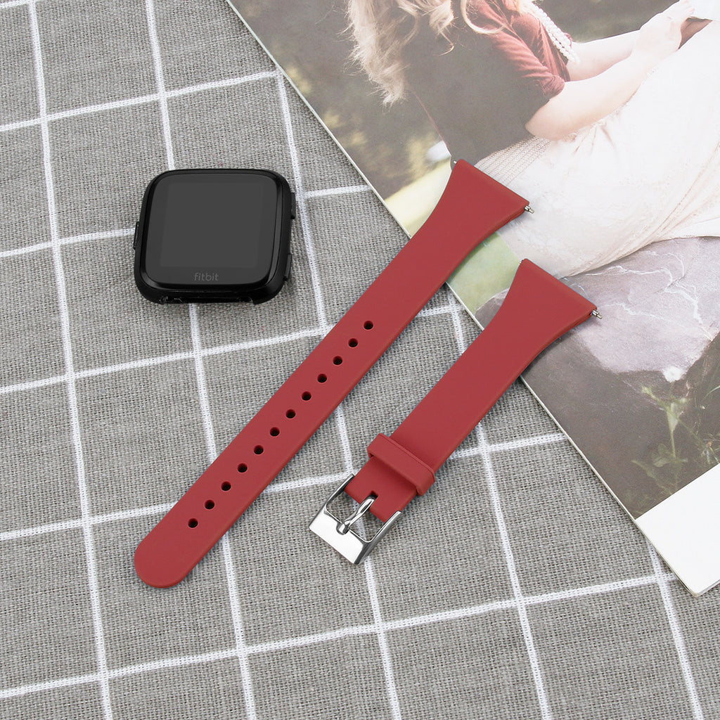 Bracelet en silicone Smart Watch Shrink Silicone Solid Color Watch Band