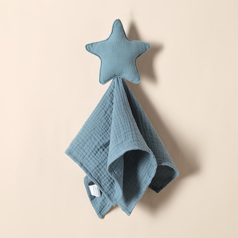 Serviette époustouflante en coton Gauze-1 an bébé Coax Nap Sleep Hand Puppet