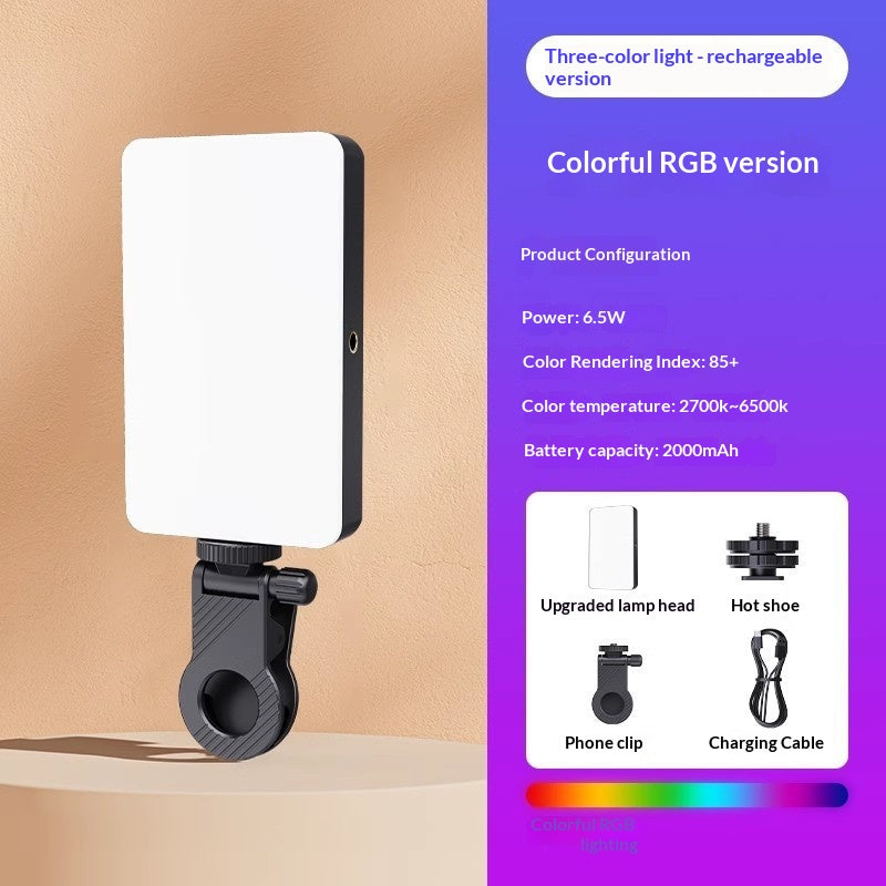 Lampe d'éclairage de caméra LED pour la vidéoconférence et le blogging