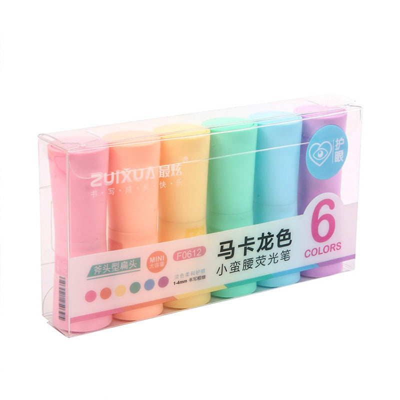 Macaron couleur mignon stylo de marquage grande capacité