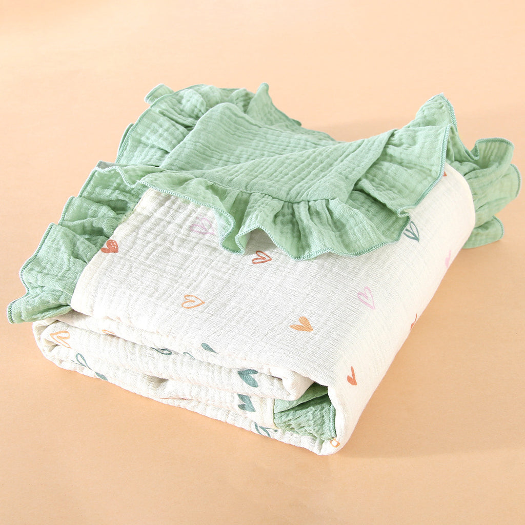 Double-Layer Padded Fabric Baby Blanket