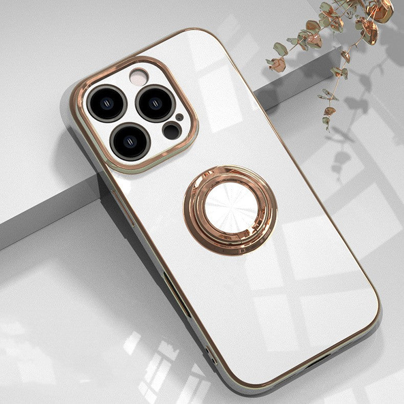Coffret de téléphone portable monté sur une voiture, avec bague électronique