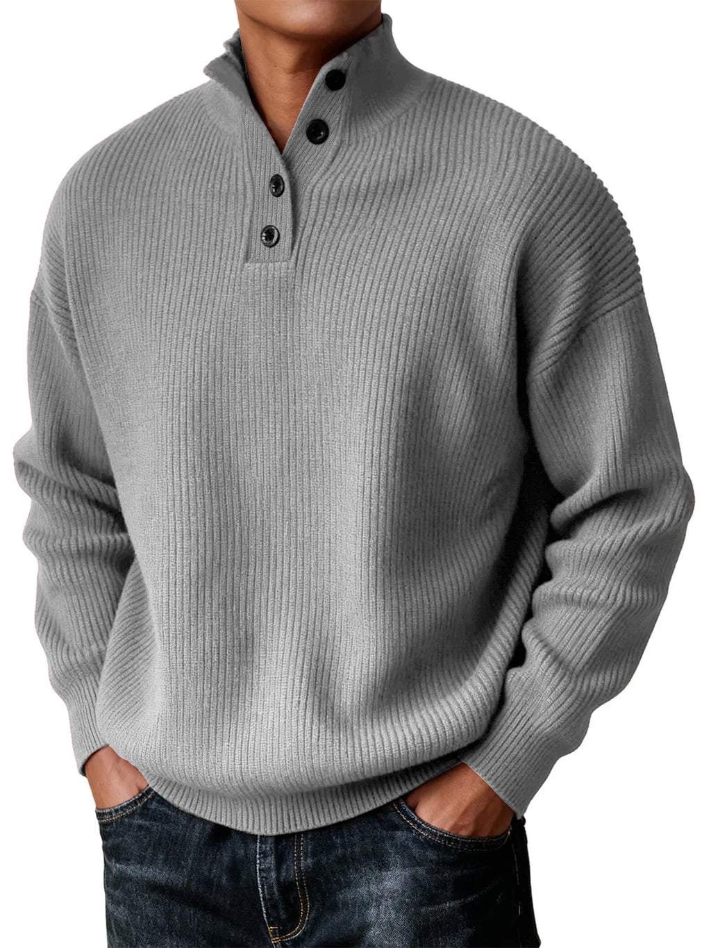 Chandail de maintien en hauteur pour hommes tricoté casual
