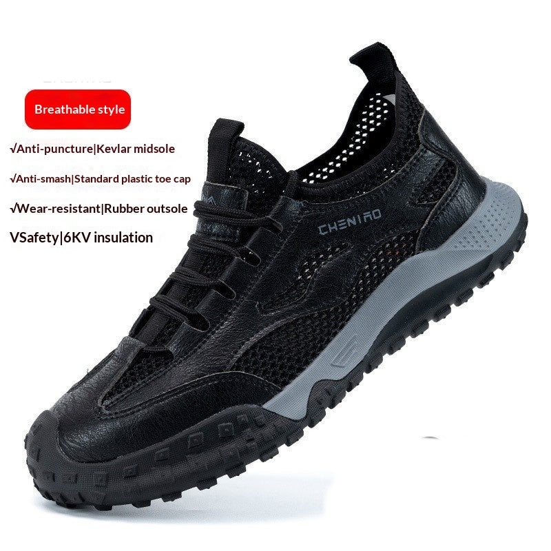 Chaussures d'assurance-travail pour les hommes sont résistants à la smash