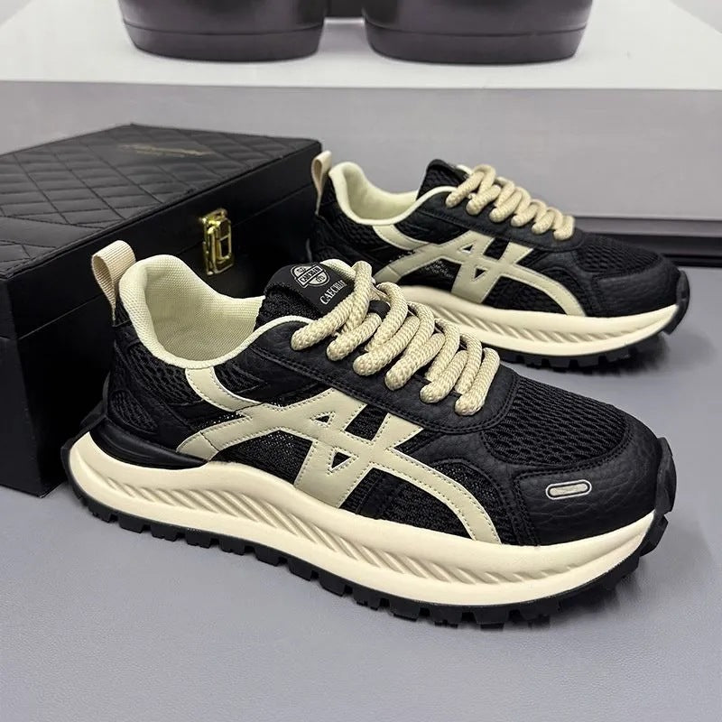 Chaussures décontractées de mode légère-luxe avec un mesh respirant
