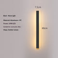 Lampe murale à bande LED étanche à l'extérieur simple