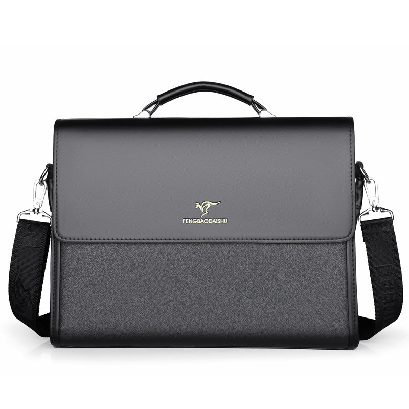 Porte-documents en cuir horizontal pour hommes