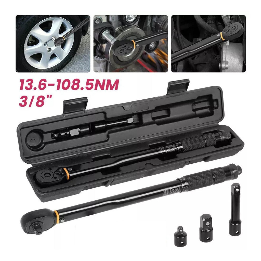 Cliquet de serrage à couple carré 13,6-108,5Nm 10-80Ft-Lb 3in1