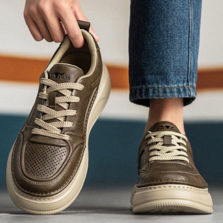 Hommes Mesh-panel Sneakers Summer Style Casual Et respirant