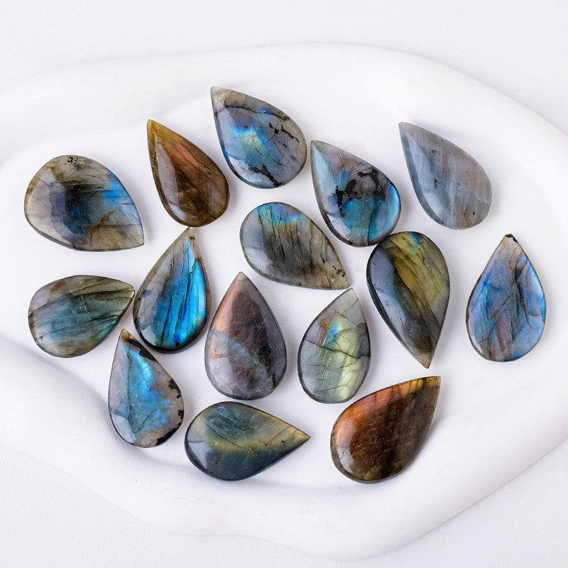 Cristal naturel Bleu Lumière Élonge les gouttelettes en pierre