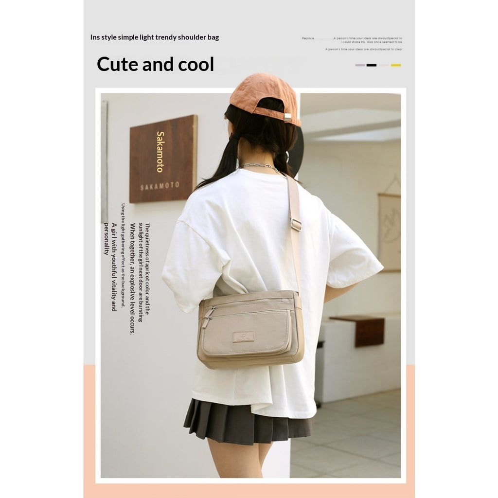 Commerce extérieur Sacs pour femmes Sac à épaule tendance Sac imperméable Sac en nylon Multi-Layer Crossbody