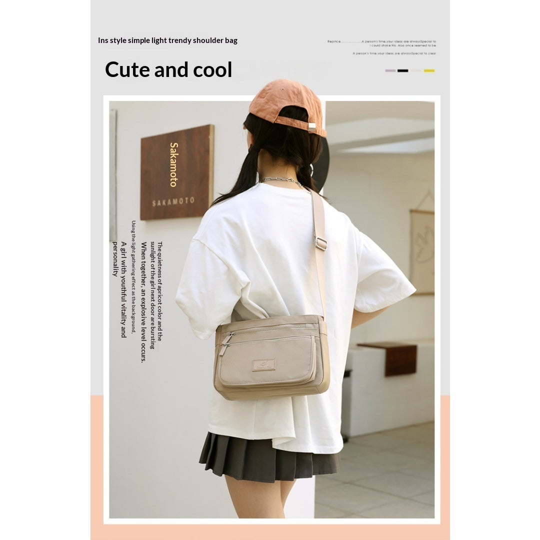 Commerce extérieur Sacs pour femmes Sac à épaule tendance Sac imperméable Sac en nylon Multi-Layer Crossbody