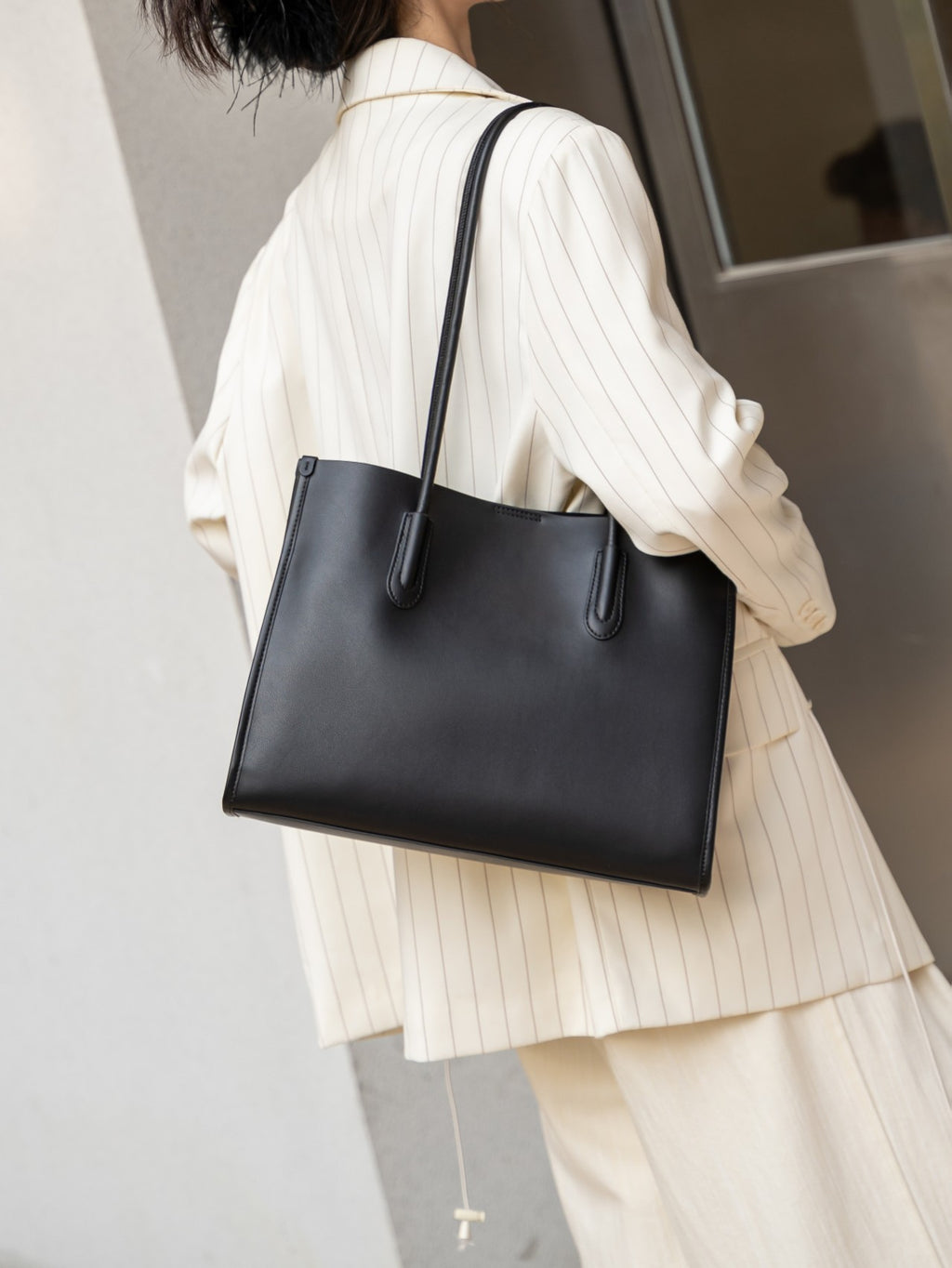 Sac en cuir Baidii pour femme Commuter haut de gamme grande capacité sac à main en cuir