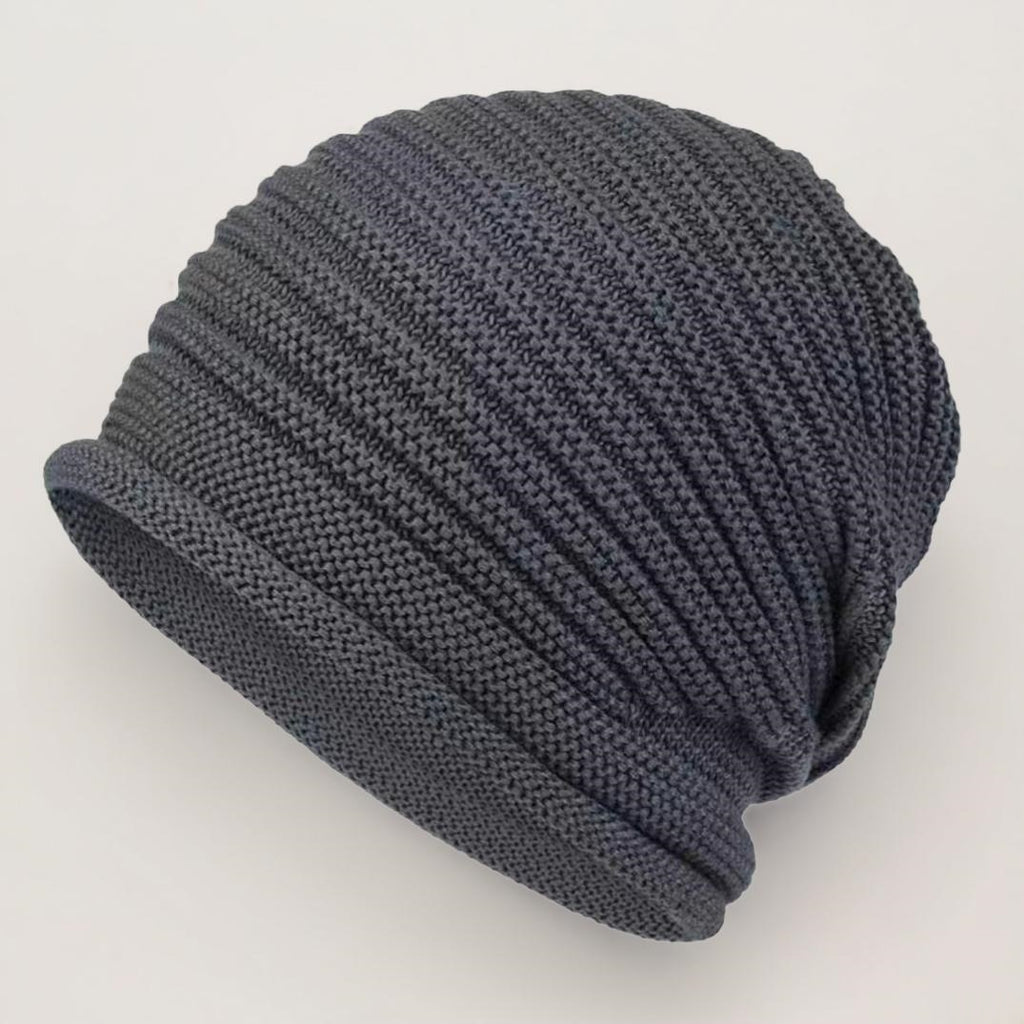 Bonnet polyvalente et chaude en laine tricotée pour femmes
